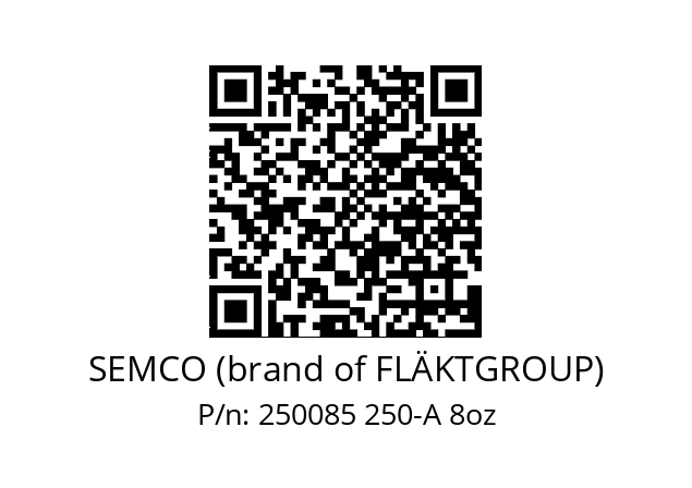   SEMCO (brand of FLÄKTGROUP) 250085 250-A 8oz