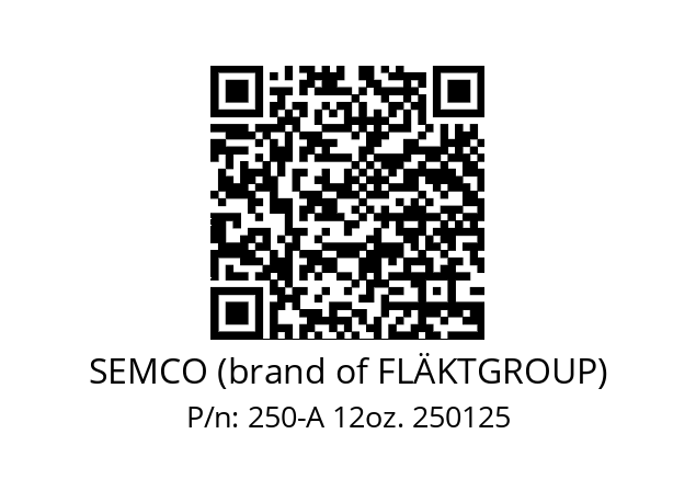   SEMCO (brand of FLÄKTGROUP) 250-A 12oz. 250125