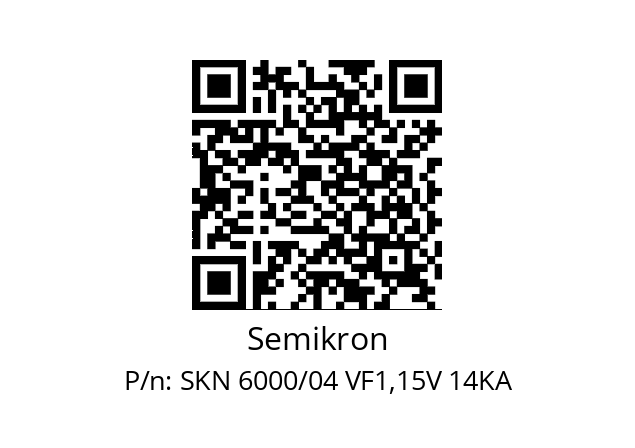   Semikron SKN 6000/04 VF1,15V 14KA