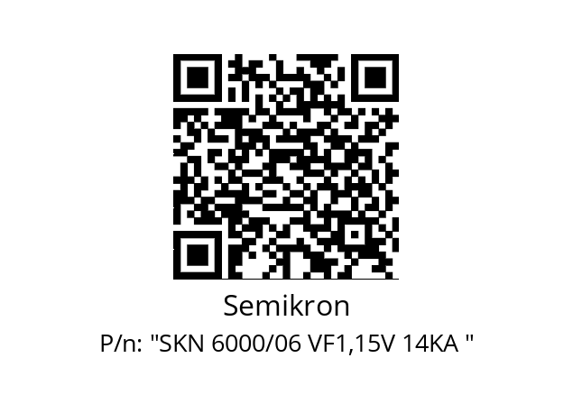   Semikron "SKN 6000/06 VF1,15V 14KA "