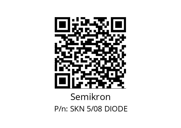   Semikron SKN 5/08 DIODE