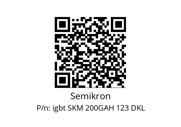   Semikron igbt SKM 200GAH 123 DKL