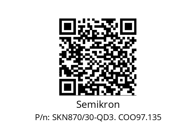   Semikron SKN870/30-QD3. COO97.135