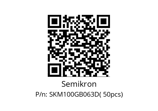   Semikron SKM100GB063D( 50pcs)