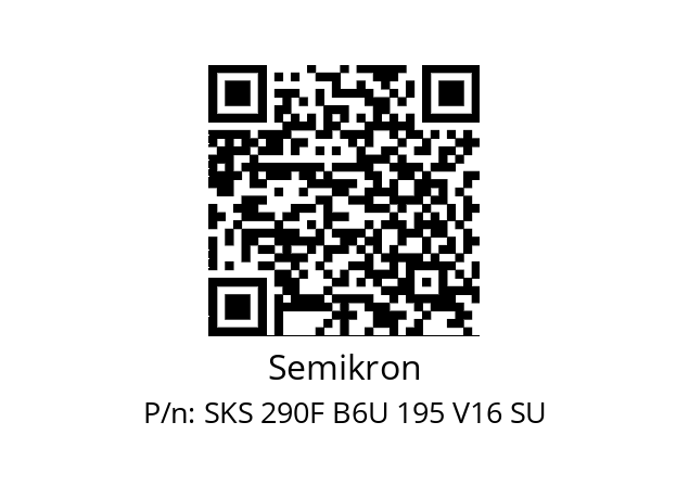   Semikron SKS 290F B6U 195 V16 SU