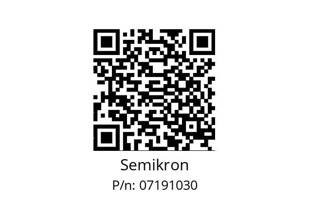   Semikron 07191030