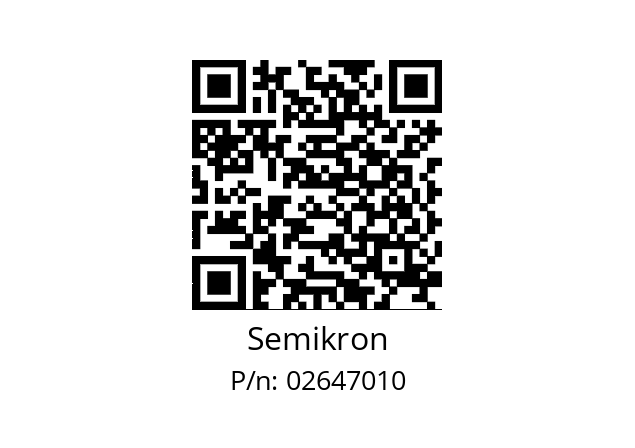   Semikron 02647010