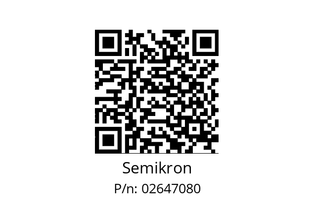   Semikron 02647080