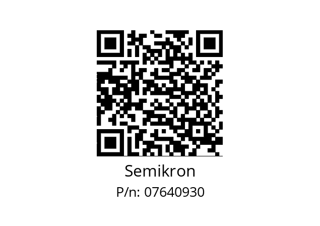   Semikron 07640930