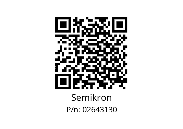   Semikron 02643130