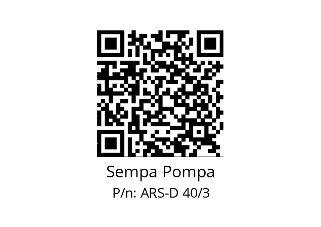   Sempa Pompa ARS-D 40/3