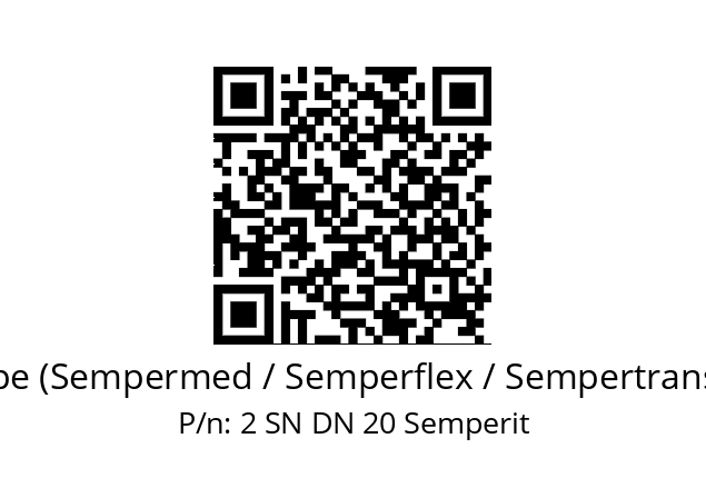   Semperit Gruppe (Sempermed / Semperflex / Sempertrans /Semperform) 2 SN DN 20 Semperit