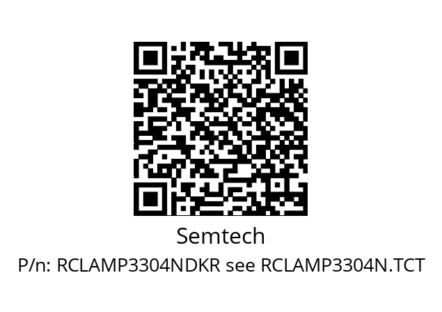   Semtech RCLAMP3304NDKR see RCLAMP3304N.TCT