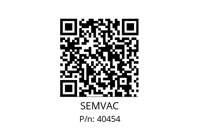   SEMVAC 40454