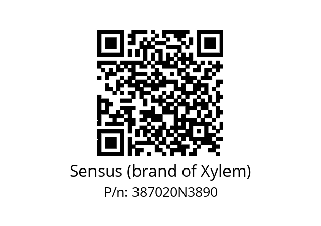   Sensus (brand of Xylem) 387020N3890