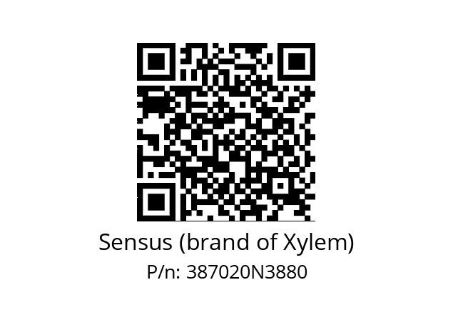   Sensus (brand of Xylem) 387020N3880