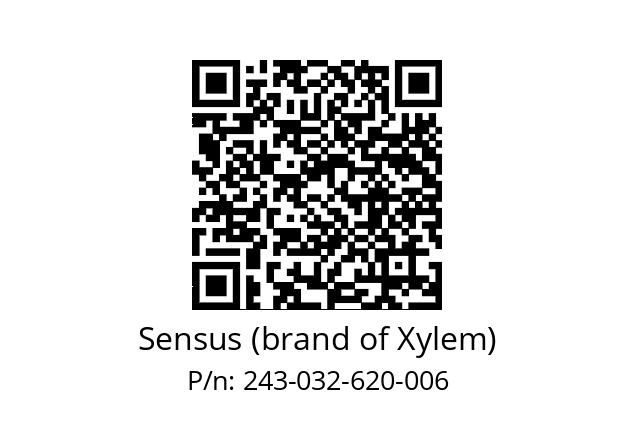   Sensus (brand of Xylem) 243-032-620-006