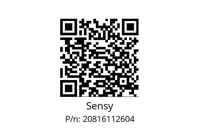   Sensy 20816112604