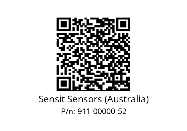   Sensit Sensors (Australia) 911-00000-52