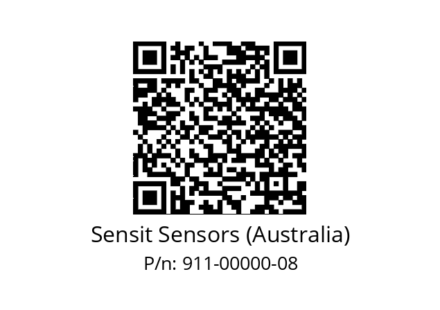   Sensit Sensors (Australia) 911-00000-08