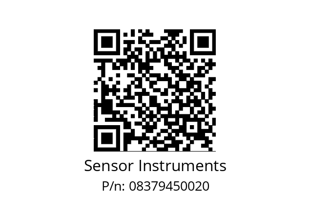   Sensor Instruments 08379450020