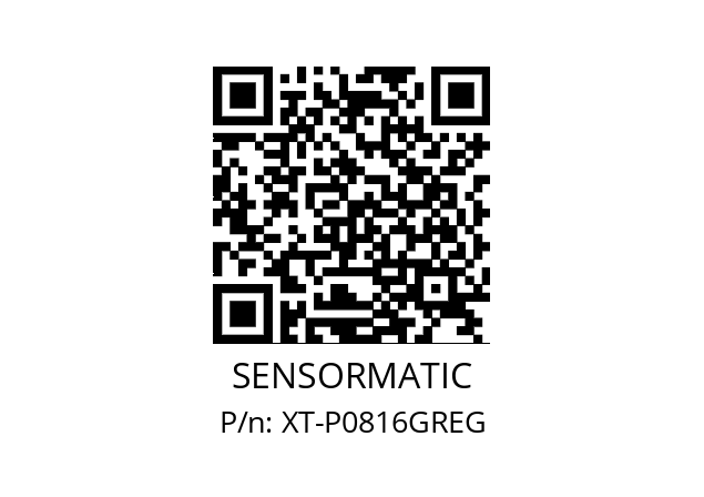   SENSORMATIC XT-P0816GREG