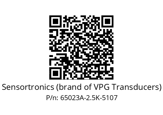   Sensortronics (brand of VPG Transducers) 65023A-2.5K-5107