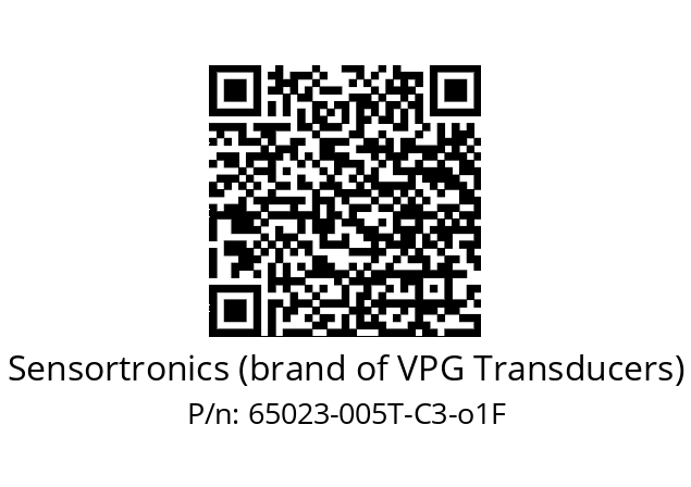   Sensortronics (brand of VPG Transducers) 65023-005T-C3-o1F