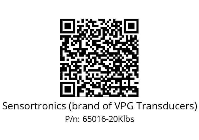   Sensortronics (brand of VPG Transducers) 65016-20Klbs