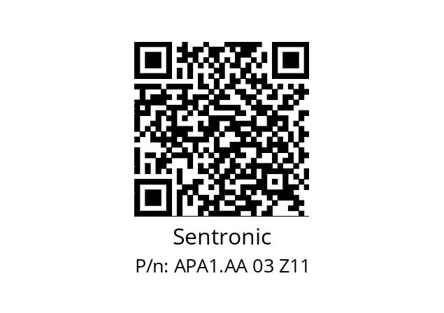   Sentronic APA1.AA 03 Z11