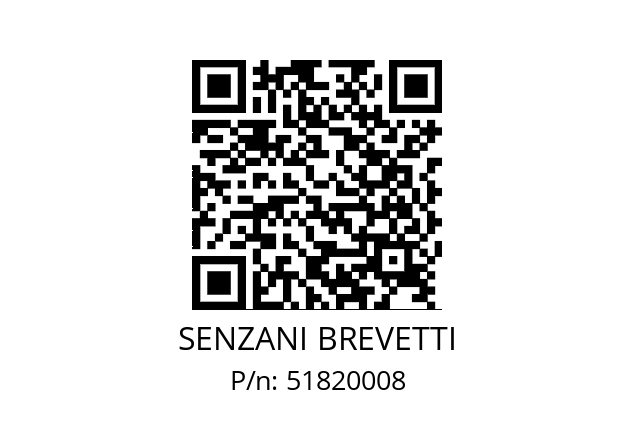   SENZANI BREVETTI 51820008