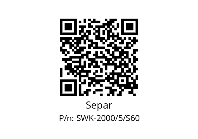   Separ SWK-2000/5/S60