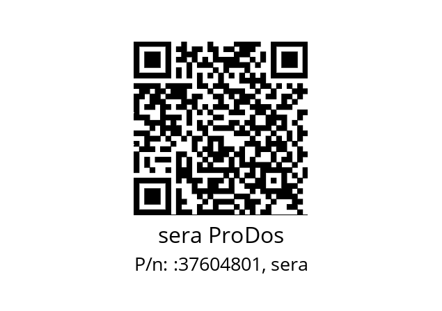   sera ProDos :37604801, sera