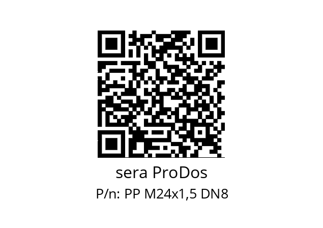   sera ProDos PP M24x1,5 DN8