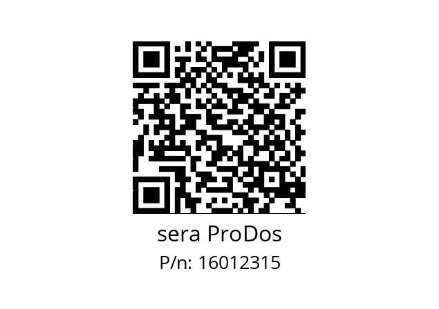   sera ProDos 16012315