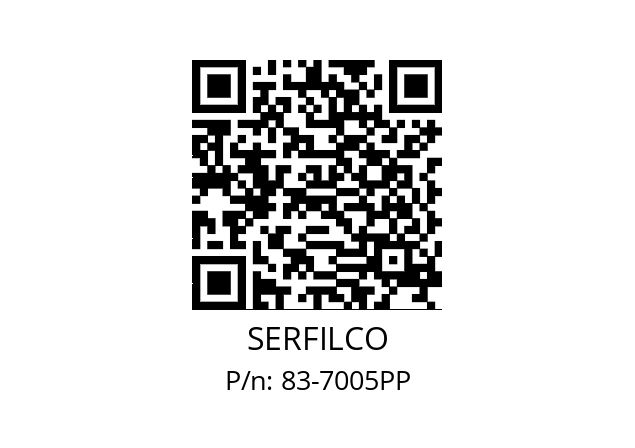   SERFILCO 83-7005PP