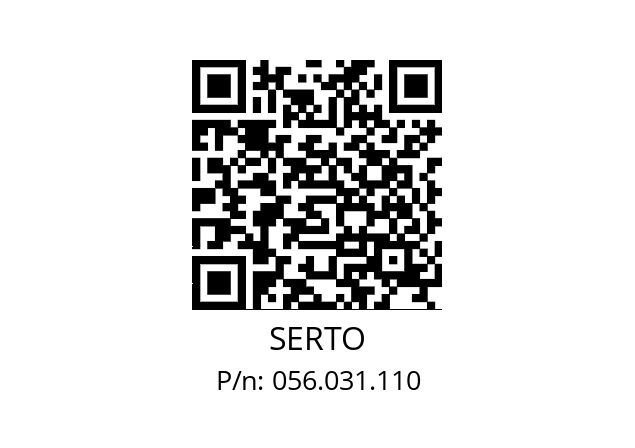   SERTO 056.031.110