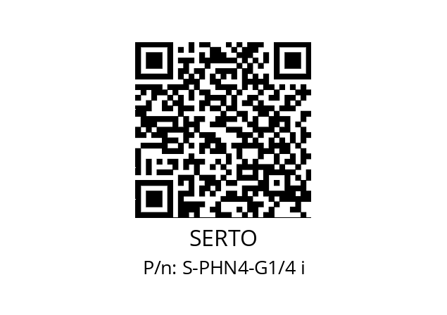   SERTO S-PHN4-G1/4 i