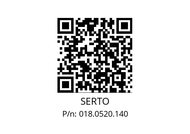   SERTO 018.0520.140