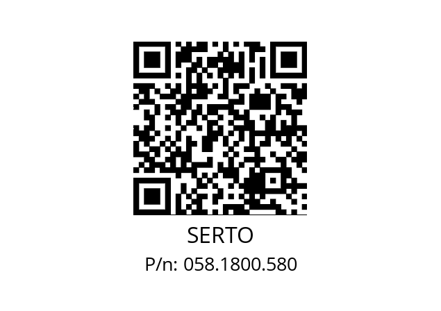   SERTO 058.1800.580