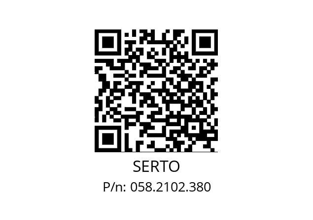   SERTO 058.2102.380