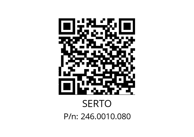   SERTO 246.0010.080