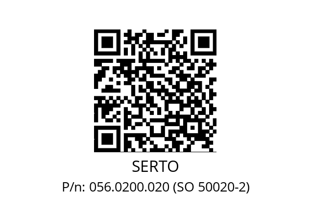   SERTO 056.0200.020 (SO 50020-2)