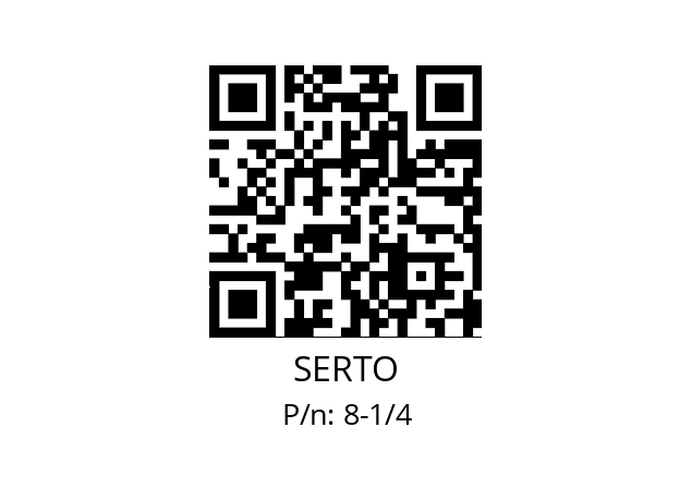   SERTO 8-1/4