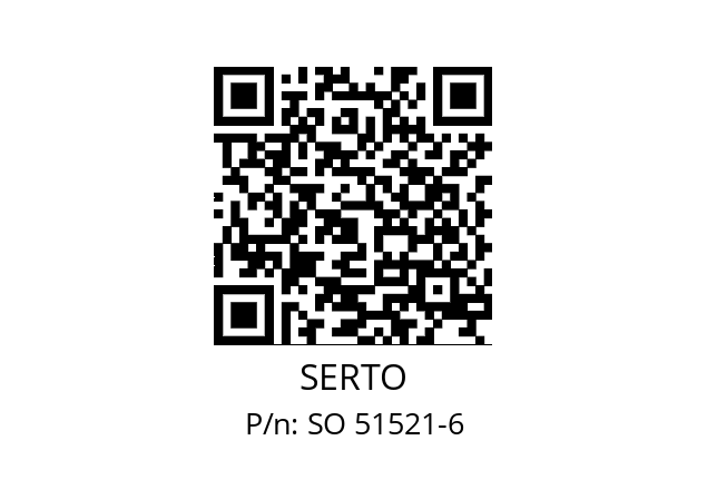   SERTO SO 51521-6