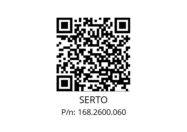   SERTO 168.2600.060