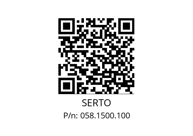   SERTO 058.1500.100