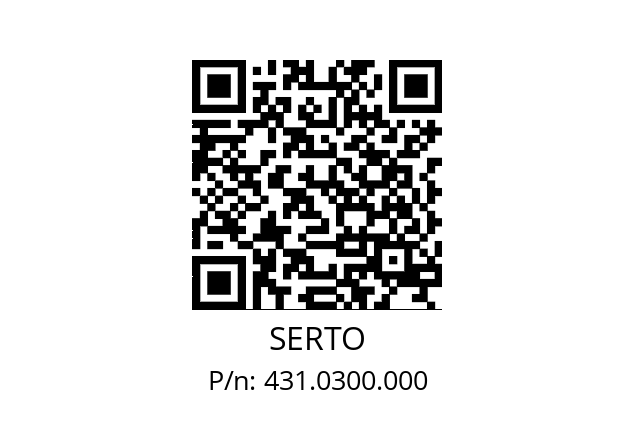   SERTO 431.0300.000