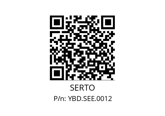   SERTO YBD.SEE.0012