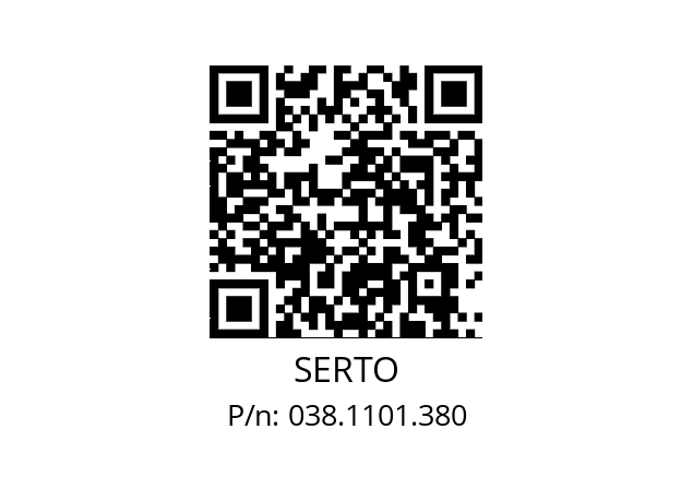   SERTO 038.1101.380